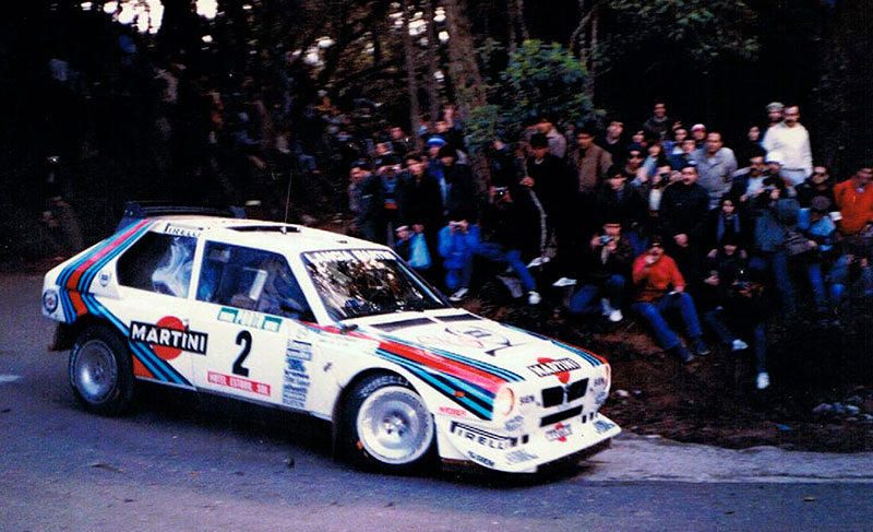 Alen em competicao nos anos 70