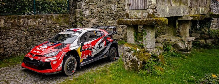 Ogier and Landais lead after pulsating day in Portugal